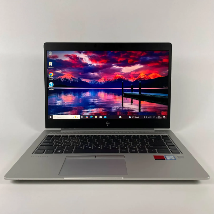 Ультрабук Б-клас HP EliteBook 840 G6 / 14" (1920x1080) IPS / Intel Core i5-8365U (4 (8) ядра по 1.6 - 4.1 GHz) / 16 GB DDR4 / 256 GB SSD / AMD Radeon 550X, 2 GB GDDR5, 128-bit / WebCam / Fingerprint б/в - зображення 2