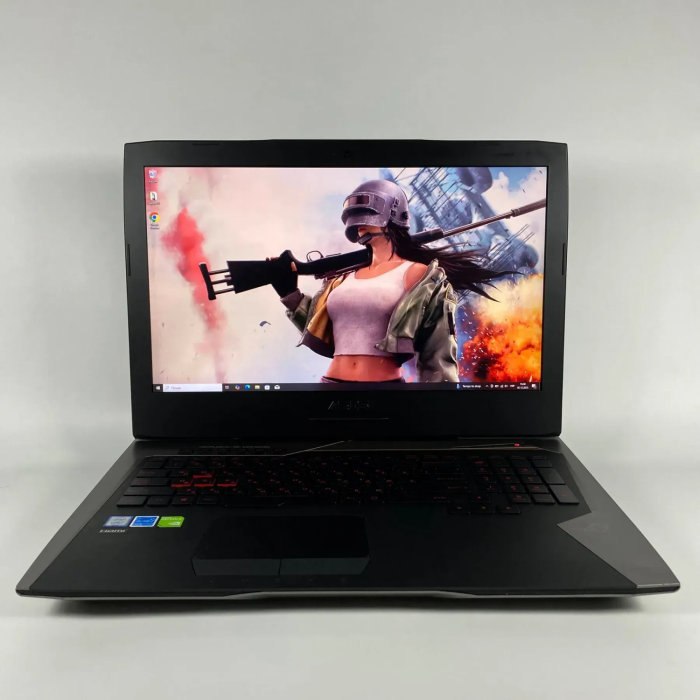 Ігровий ноутбук Asus ROG GL752VSK / 17,3" (1920x1080) IPS / Intel Core i7-7700HQ (4 (8) ядра по 2,8 - 3,8 ГГц) / 16 ГБ DDR4 / 256 ГБ SSD + 1000 ГБ HDD / nVidia GeForce GTX 1070, 8 ГБ GDDR5, 256-біт / WebCam / HDMI б/в - изображение 2