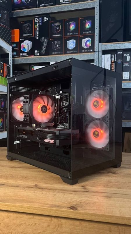 Збірка під замовлення: ігровий ПК Gamdias Aura GC10M ARGB Black Tower / AMD Ryzen 5 7500F (6 (12) ядер по 3.7 - 5.0 GHz) / 32 GB DDR5 / 1000 GB SSD M.2 / nVidia GeForce RTX 4060, 8 GB GDDR6, 128-bit / 650W - зображення 2