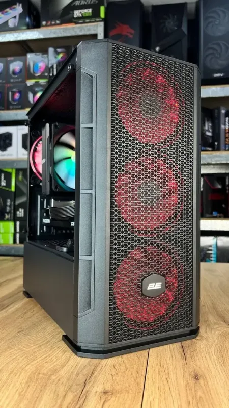 Збірка під замовлення: комп'ютер 2E Gaming PC Case Calleo GB700 Tower / AMD Ryzen 5 3600 (6 (12) ядер по 3.6 - 4.2 GHz) / 16 GB DDR4 / 500 GB SSD M.2 + 2000 GB HDD / AMD Radeon RX 6600, 8 GB GDDR6, 128-bit / 650W - зображення 3