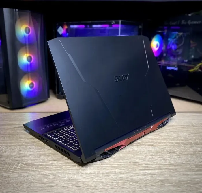 Ігровий ноутбук Acer Nitro 5 AN515-57 / 15.6" (1920x1080) IPS / Intel Core i5-11400H (6 (12) ядер по 2.7 - 4.5 GHz) / 16 GB DDR4 / 512 GB SSD / nVidia GeForce RTX 3060, 6 GB GDDR6, 192-bit / WebCam б/в - зображення 6
