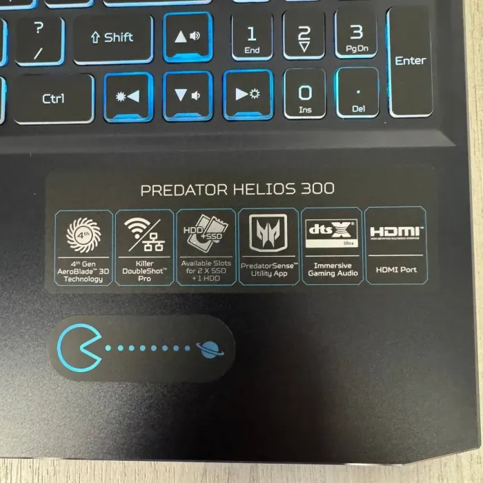 Ігровий ноутбук Acer Predator Helios PH315-53 / 15,6" (1920x1080) IPS / Intel Core i7-10750H (6 (12) ядер по 2,6 - 4,8 ГГц) / 16 ГБ DDR4 / 512 ГБ SSD / nVidia GeForce RTX 2060, 6 ГБ GDDR6, 192-біт / Веб-камера б/в - зображення 4