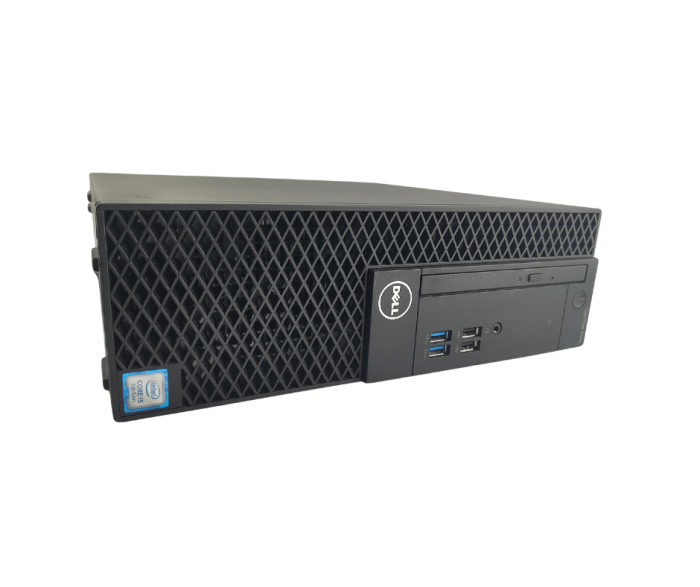 Комплект ПК: комп'ютер Dell OptiPlex 3050 SFF / Intel Core i5-7500 (4 ядра по 3,4 - 3,8 ГГц) / 16 ГБ DDR4 / 512 ГБ SSD / Intel HD Graphics 630 + Монітор 24" (1920x1080) TN б/в - зображення 4