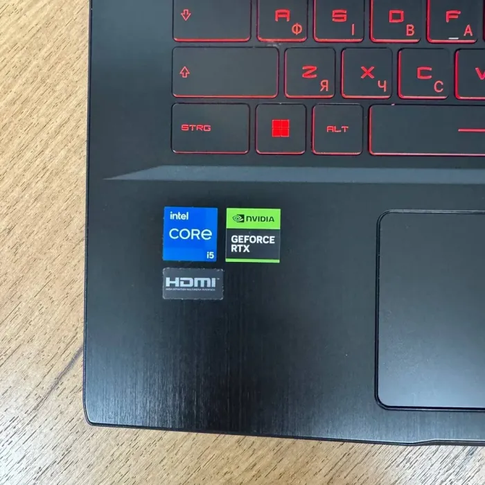 Ігровий ноутбук MSI Thin GF63 12UC / 15.6" (1920x1080) IPS / Intel Core i5-12450H (8 (12) ядер по 3.3 - 4.4 GHz) / 16 GB DDR4 / 256 GB SSD / nVidia GeForce RTX 3050, 4 GB GDDR6, 128-bit / WebCam б/в - зображення 8