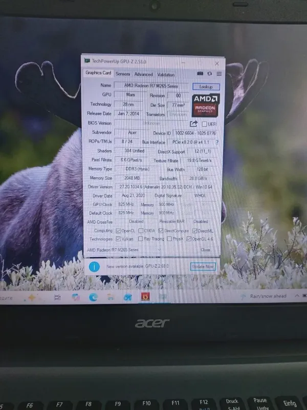 Ноутбук Б-клас Acer Aspire E1-572G / 15.6" (1366x768) TN / Intel Core i5-4200U (2 (4) ядра по 1.6 - 2.6 GHz) / 12 GB DDR3 / 240 GB SSD / AMD Radeon R7 M265, 2 GB GDDR3, 128-bit / WebCam / DVD-ROM б/в - зображення 8