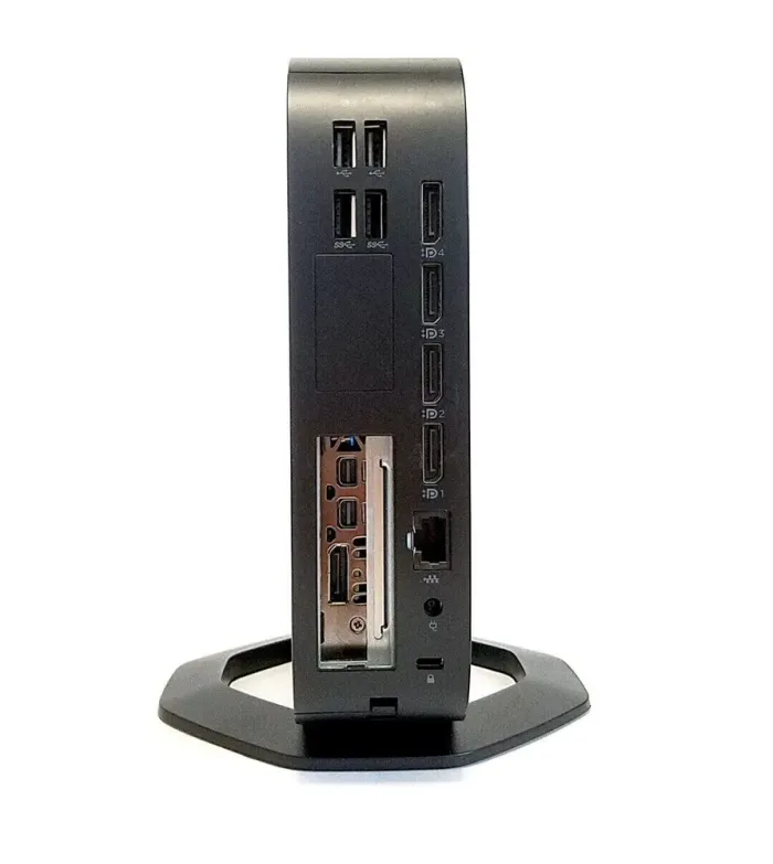 Неттоп HP t740 Thin Client USFF / AMD Ryzen V1756B (4 (8) ядра по 3.25 - 3.6 GHz) (аналог i7-7700T) / 16 GB DDR4 / 256 GB SSD M.2 / AMD Radeon Pro WX 3100, 4 GB GDDR5, 128-bit / Win 10 Pro б/в - зображення 3