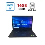 Ноутбук Б-клас Dell Latitude 3400 / 14" (1920х1080) IPS / Intel Core i7-8565U (4 (8) ядра по 1.8 - 4.6 GHz) / 8 GB DDR4 / 256 GB SSD / nVidia GeForce MX130, 2 GB GDDR5, 64-bit / WebCam б/в
