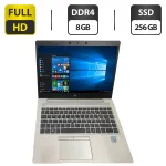 Ультрабук Б-клас HP EliteBook 840 G5 / 14" (1920x1080) IPS / Intel Core i5-8250U (4 (8) ядра по 1.6 - 3.4 GHz) / 8 GB DDR4 / 256 GB SSD / Intel UHD Graphics 620 / WebCam б/в