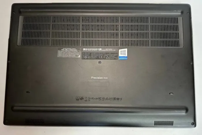 Мобільна робоча станція Dell Precision 7530 / 15.6" (1920x1080) IPS / Intel Core i7-8850H (6 (12) ядер по 2.6 - 4.3 GHz) / 32 GB DDR4 / 512 GB SSD / nVidia Quadro P2000, 4 GB GDDR5, 128-bit / WebCam / Win 11 Pro б/в - зображення 5