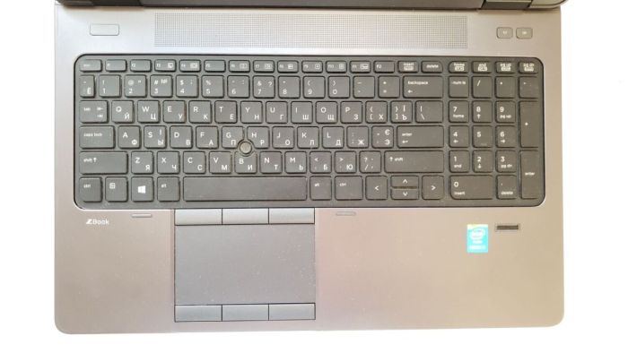 Мобільна робоча станція HP ZBook 15 G2 / 15,6" (3200x1800) IPS / Intel Core i7-4710MQ (4 (8) ядра по 2,5 - 3,5 ГГц) / 16 ГБ DDR3 / 512 ГБ SSD / nVidia Quadro K2100M, 2 ГБ GDDR5, 128-біт / WebCam б/в - зображення 4