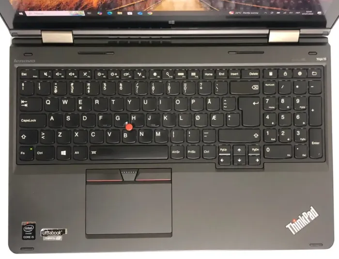 Ноутбук-трансформер Б-клас Lenovo ThinkPad S5 Yoga 15 / 15.6" (1920x1080) IPS Touch / Intel Core i5-5200U (2 (4) ядра по 2.2 - 2.7 GHz) / 8 GB DDR3 / 256 GB SSD / Intel HD Graphics 5500 / WebCam б/в - зображення 10