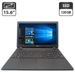 Ноутбук Acer Aspire ES1-531 / 15.6" (1366x768) TN / Intel Celeron N3050 (2 ядра по 1.6 - 2.16 GHz) / 8 GB DDR3 / 120 GB SSD / Intel HD Graphics / WebCam б/в