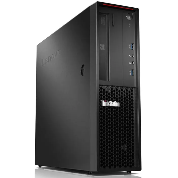 Робоча станція Lenovo ThinkStation P320 SFF / Intel Xeon E3-1245 v6 (аналог i7-7700) (4 (8) ядра по 3.7 - 4.1 GHz) / 32 GB DDR4 / 128 GB SSD / nVidia Quadro P600, 2 GB GDDR5, 128-bit / DVD-ROM б/в - зображення 2