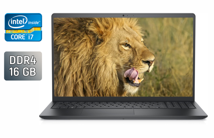 Ультрабук Б-клас Dell Vostro 15 5510 / 15.6" (1920x1080) IPS / Intel Core i7-11370H (4 (8) ядра по 3.0 - 4.8 GHz) / 16 GB DDR4 / 512 GB SSD / Intel Iris Xe Graphics / WebCam / TouchID / Windows 11 б/в - зображення 1