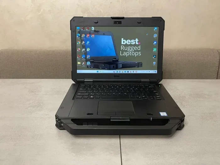 Захищений ноутбук Dell Latitude 5424 Rugged / 14" (1920x1080) IPS / Intel Core i5-8350U (4 (8) ядра по 1.7 - 3.6 GHz) / 16 GB DDR4 / 256 GB SSD M.2 / Intel UHD Graphics 620 / WebCam б/в - зображення 2