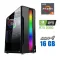 Ігровий ПК Tower / AMD Ryzen 5 5500 (6 (12) ядер по 3.6 - 4.2 GHz) / 16 GB DDR4 / 480 GB SSD / nVidia GeForce RTX 3060, 12 GB GDDR6, 192-bit / 600W