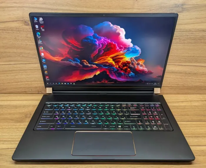 Ігровий ноутбук Б-клас MSI MS-17G1 / 17.3" (1920x1080) IPS / Intel Core i7-9750H (6 (12) ядер по 2.6 - 4.5 GHz) / 16 GB DDR4 / 512 GB SSD / nVidia GeForce RTX 2070, 8 GB GDDR6, 256-bit / WebCam / Windows 10 б/в - зображення 2