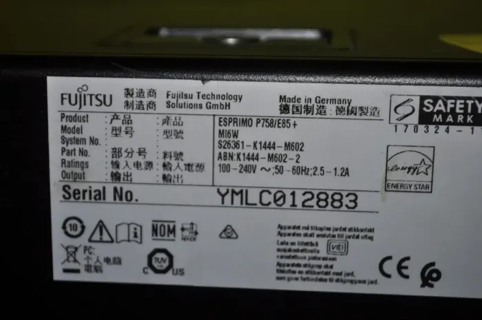 Комп'ютер Fujitsu Esprimo P758 E85 Tower / Intel Core i3-8100 (4 ядра по 3.6 GHz) / 16 GB DDR4 / 120 GB SSD + 500 GB HDD / Intel UHD Graphics 630 / Windows 11 Pro б/в - зображення 8