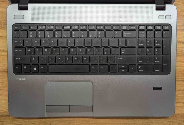 Ноутбук HP ProBook 450 G1 / 15.6" (1366x768) TN / Intel Core i7-4702MQ (4 (8) ядра по 2.2 - 3.2 GHz) / 8 GB DDR3 / 240 GB SSD / Intel HD Graphics 4600 / WebCam / TouchID / Windows 10 б/в - зображення 5