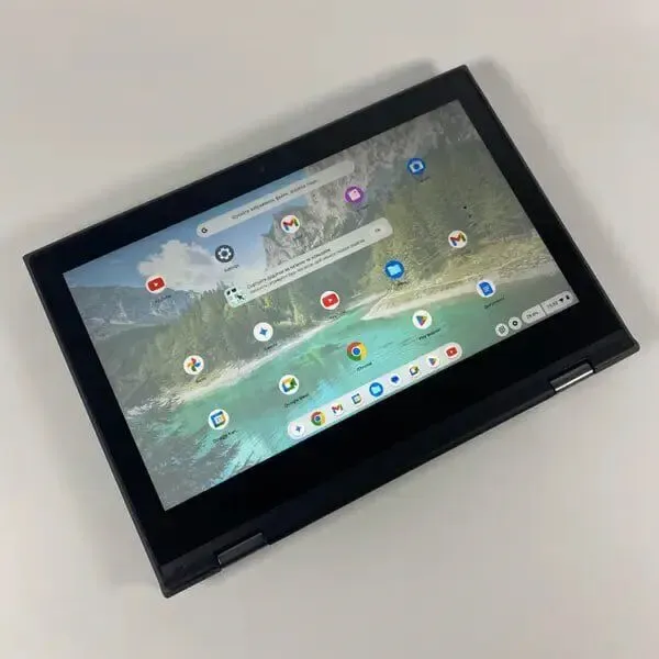 Нетбук Lenovo Chromebook 300e / 11.6" (1366x768) IPS Touch / Intel Celeron N4020 (2 ядра по 1.1 - 2.8 GHz) / 4 GB DDR4 / 32 GB SSD / Intel UHD Graphics 600 / WebCam / USB Type-C б/в - зображення 7