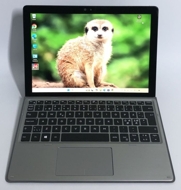 Нетбук-трансформер Dell Latitude 7200 2-in-1 / 12.3" (1920x1080) IPS Touch / Intel Core i5-8365U (4 (8) ядра по 1.6 - 4.1 GHz) / 16 GB DDR3 / 256 GB SSD NVMe / Intel UHD Graphics / WebCam / Win 11 Pro б/в - зображення 2