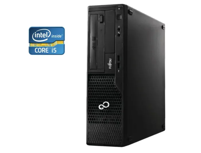 ПК Fujitsu Esprimo E510 E85+ SFF / Intel Core i5-3450 (4 ядра по 3.1 - 3.5 GHz) / 16 GB DDR3 / 256 GB SSD / Intel HD Graphics 2500 / DVD-ROM б/в - зображення 1