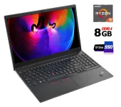 Ноутбук Б-клас Lenovo ThinkPad E15 Gen 2 / 15.6" (1920x1080) TN / AMD Ryzen 5 4500U (6 ядер по 2.3 - 4.0 GHz) / 8 GB DDR4 / 512 GB SSD / AMD Radeon Graphics / WebCam / HDMI б/в