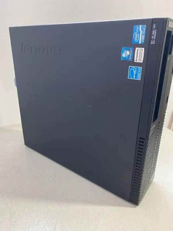 Комп'ютер Lenovo ThinkCentre M91p SFF / Intel Core i5-2400 (4 ядра по 3.1 - 3.4 GHz) / 8 GB DDR3 / 250 GB HDD / Intel HD Graphics 2000 / DVD-ROM / VGA б/в - зображення 3