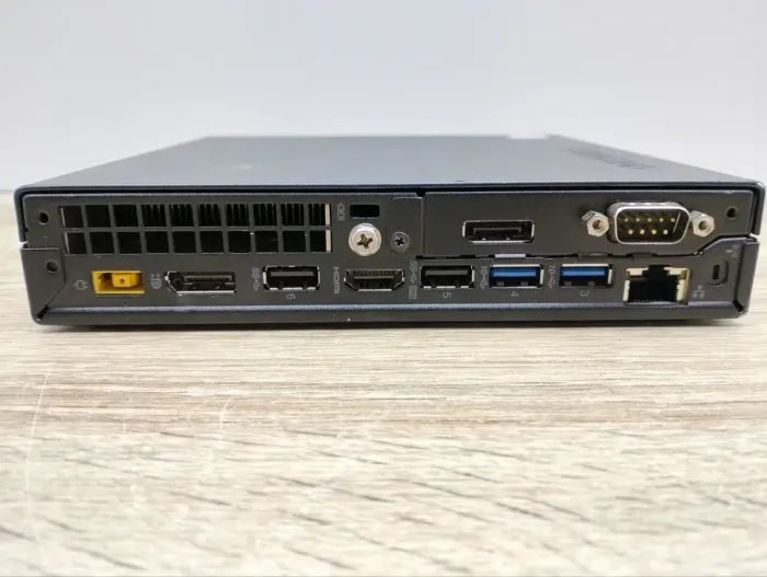 Неттоп Lenovo ThinkCentre M720q Tiny USFF / Intel Core i3-8100T (4 ядра по 3.1 GHz) / 8 GB DDR4 / 240 GB SSD / Intel UHD Graphics 630 / USB 3.1 б/в - зображення 3