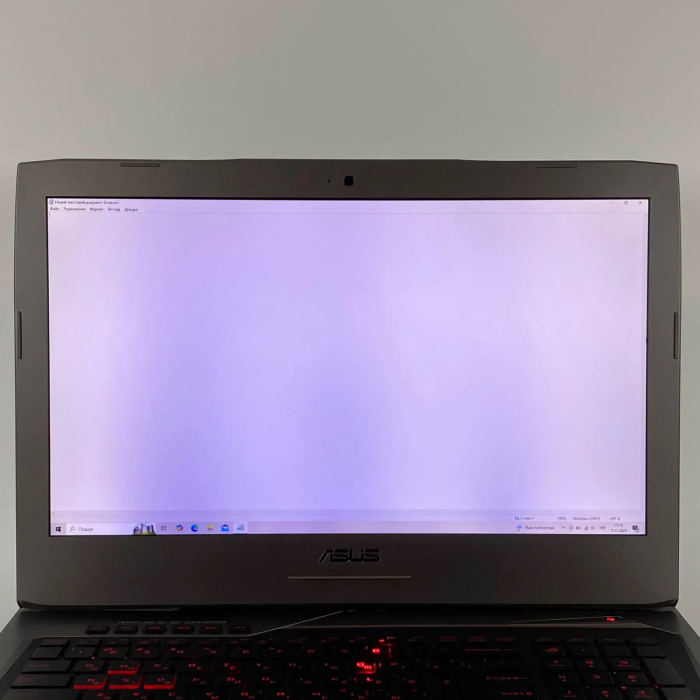 Ігровий ноутбук Б-класу Asus ROG G752VT-DH72 / 17,3" (1920x1080) IPS / Intel Core i7-6700HQ (4 (8) ядра по 2,6 - 3,5 ГГц) / 16 ГБ DDR4 / 128 ГБ SSD + 1000 ГБ HDD / nVidia GeForce GTX 965M, 2 ГБ GDDR5, 128-біт / WebCam / HDMI б/в - зображення 3