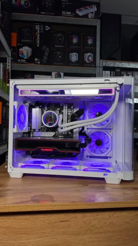 Збірка під замовлення: ігровий ПК AeroCool P300C-G-WT-v1 Tower / AMD Ryzen 5 7500F (6 (12) ядер по 3.7 - 5.0 GHz) / 32 GB DDR5 / 1000 GB SSD M.2 / AMD Radeon RX 6800 XT, 16 GB GDDR6, 256-bit / 750W б/в - зображення 3