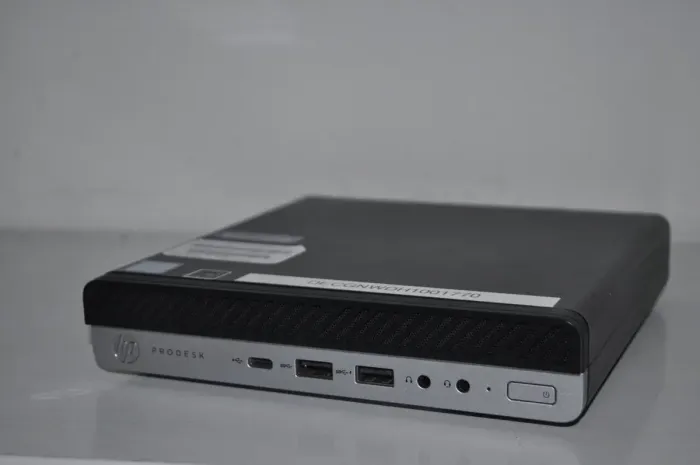 Неттоп HP ProDesk 600 G4 Desktop Mini USFF / Intel Core i3-8100T (4 ядра по 3.1 GHz) / 16 GB DDR4 / 256 GB SSD M.2 / Intel UHD Graphics 630 / Wi-Fi / Bluetooth / Windows 11 Pro б/в - зображення 5