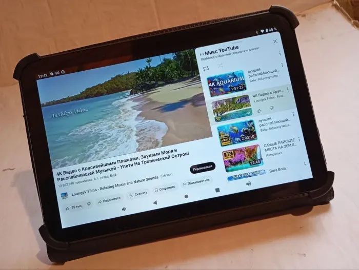 Планшет XGODY N01 / 10.1" (1280x800) IPS Touch / MediaTek MT8175B (4 ядра по 2.0 GHz) / 4 GB DDR3 / 64 GB eMMC / Mali G52 / WebCam / Android 11 б/в - зображення 7