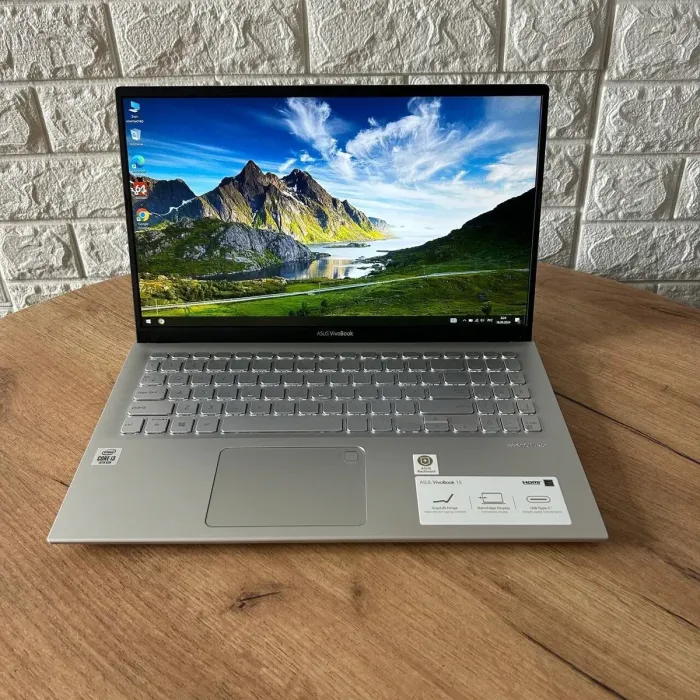 Ультрабук Б-клас Asus VivoBook F512J / 15.6" (1920x1080) IPS / Intel Core i3-1005G1 (2 (4) ядра по 1.2 - 3.4 GHz) / 4 GB DDR4 / 128 GB SSD / Intel UHD Graphics / WebCam б/в - зображення 2