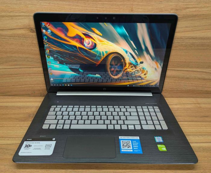 Ноутбук HP ENVY m7-n109dx / 17.3" (1920x1080) IPS / Intel Core i7-6500U (2 (4) ядра по 2.5 - 3.1 GHz) / 16 GB DDR4 / 480 GB SSD / nVidia GeForce 940M, 2 GB DDR3, 64-bit / WebCam / Windows 10 б/в - зображення 2