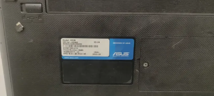 Ноутбук Б-клас Asus K53B / 15.6" TN / AMD E-450 (2 ядра по 1.65GHz) / 4GB DDR3 / 120GB SSD / AMD Radeon HD 6320 Graphics / WebCam б/в - зображення 8