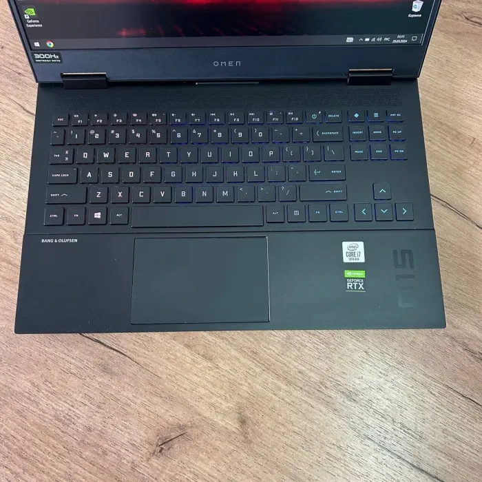 Ігровий ноутбук Б-клас HP Omen 15-ek0013dx / 15.6" (1920x1080) IPS / Intel Core i7-10750H (6 (12) ядер по 2.6 - 5.0 GHz) / 16 GB DDR4 / 512 GB SSD / nVidia GeForce RTX 2060, 6 GB GDDR6, 192-bit / WebCam б/в - зображення 7