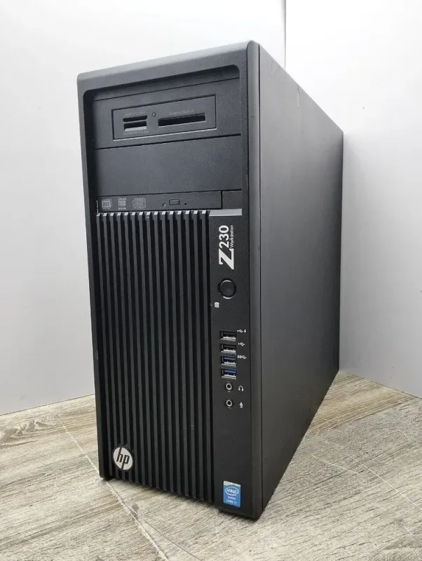 Робоча станція HP Workstation Z230 Tower / Intel Core i5-4690K (4 ядра по 3.5 - 3.9 GHz) / 16 GB DDR3 / 240 GB SSD / AMD Radeon R7 370, 2 GB GDDR5, 256-bit / DVD-ROM б/в - зображення 2