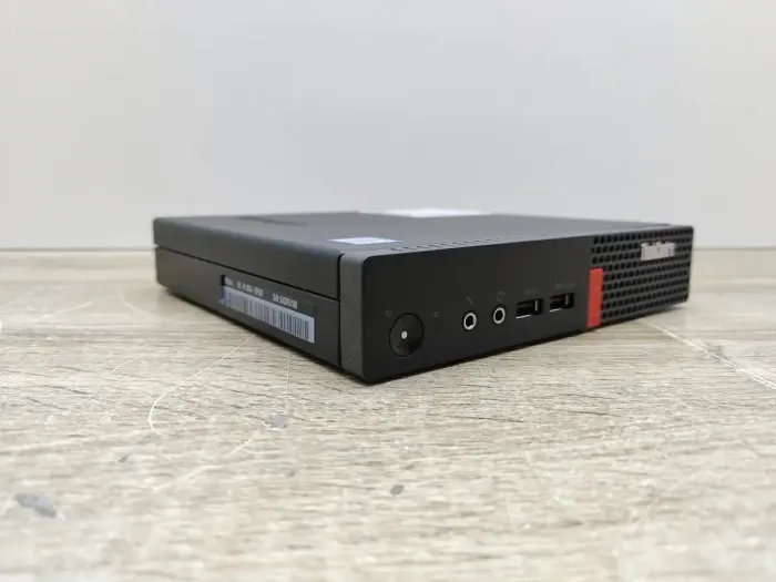 Неттоп Lenovo ThinkCentre M910q Tiny USFF / Intel Core i5-6500T (4 ядра по 2.5 - 3.1 GHz) / 8 GB DDR4 / 240 GB SSD / Intel HD Graphics 530 б/в - зображення 6