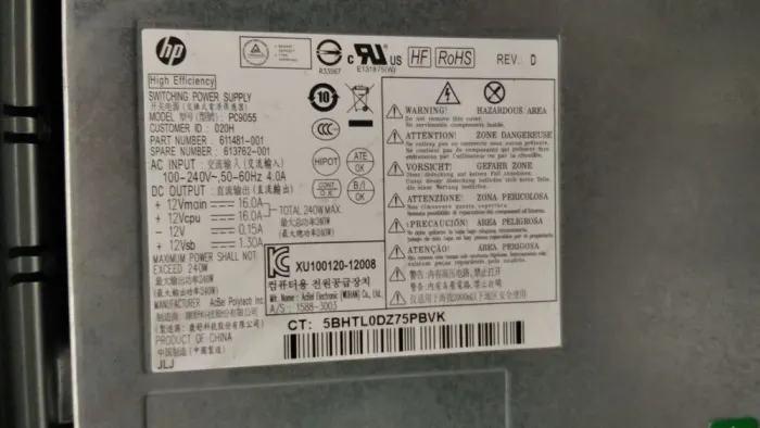 ПК HP Compaq Pro 6300 SFF / Intel Core i3-3240 (2 (4) ядра по 3.4 GHz) / 8 GB DDR3 / 320 GB HDD / Intel HD Graphics 2500 б/в - зображення 6