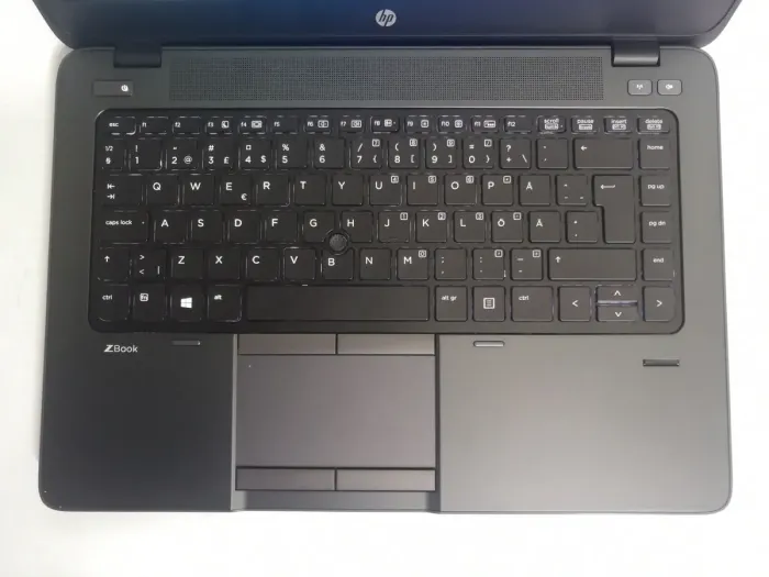 Мобільна робоча станція HP ZBook 14 G1 / 14" (1600x900) TN / Intel Core i5-4200U (2 (4) ядра по 1.6 - 2.6 GHz) / 8 GB DDR3 / 240 GB SSD / AMD FirePro M4100, 1 GB DDR5, 128-bit / WebCam / Windows 10 Pro б/в - зображення 4