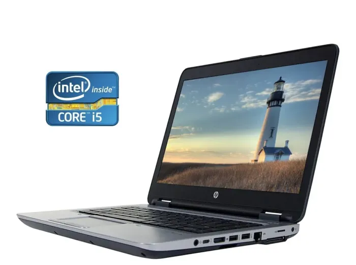 Ноутбук HP ProBook 650 G2 / 15.6" (1920x1080) TN / Intel Core i5-6300U (2 (4) ядра по 2.4-3 GHz) / 8 GB DDR4 / 480 GB SSD / Intel HD Graphics 520 / WebCam / Win 10 Pro б/в - зображення 1