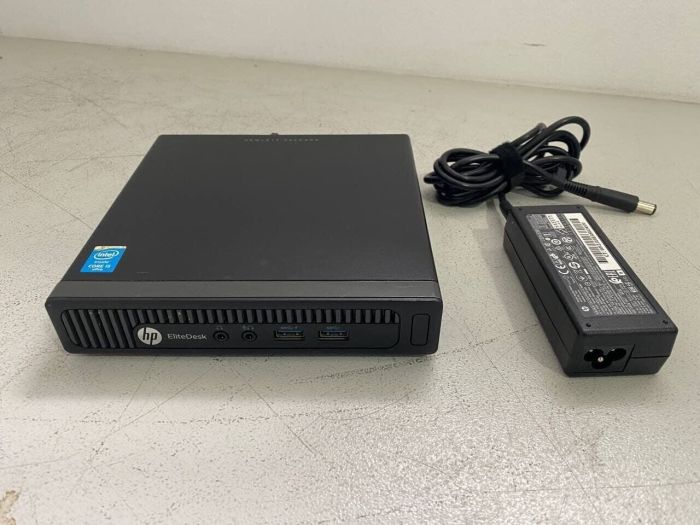 Неттоп HP EliteDesk 800 G1 USFF / Intel Core i5-4590T (4 ядра по 2,0 - 3,0 ГГц) / 16 ГБ DDR3 / 128 ГБ SSD / Intel HD Graphics 4600 / Wi-Fi / Блок живлення б/в - зображення 2