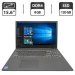 Ноутбук Lenovo V130-15IGM / 15.6" (1366x768) TN / Intel Celeron N4000 (2 ядра по 1.1 - 2.6 GHz) / 8 GB DDR4 / 120 GB SSD / Intel UHD Graphics 600 / WebCam / DVD-ROM б/в