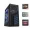 Ігровий ПК GameMax MT521-NP / AMD Ryzen 5 2600 (6 (12) ядер по 3.4 - 3.9 GHz) / 16 GB DDR4 / 128 GB SSD + 1000 GB HDD / AMD Radeon RX 570, 8 GB GDDR5, 256-bit / 500 W / Asus Prime A520M-K б/в