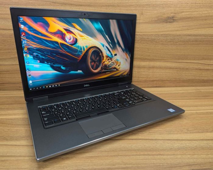 Мобільна робоча станція Dell Precision 7740 / 17,3" (1920x1080) IPS / Intel Xeon E-2276M (6 (12) ядер по 2,8 - 4,7 ГГц) / 32 ГБ DDR4 / 512 ГБ SSD / nVidia Quadro RTX 4000, 8 ГБ GDDR6, 256-біт / Веб-камера / HDMI / Windows 10 б/в - зображення 4