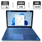 Ноутбук Б-клас Dell Inspiron 15 7537 / 15.6" (1920x1080) TN Touch / Intel Core i7-4510U (2 (4) ядра по 2.0 - 3.1 GHz) / 8 GB DDR3 / 128 GB SSD / Intel HD Graphics 4400 / WebCam б/в