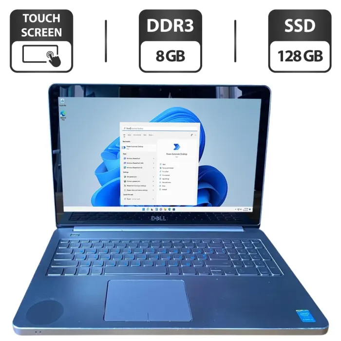 Ноутбук Б-клас Dell Inspiron 15 7537 / 15.6" (1920x1080) TN Touch / Intel Core i7-4510U (2 (4) ядра по 2.0 - 3.1 GHz) / 8 GB DDR3 / 128 GB SSD / Intel HD Graphics 4400 / WebCam б/в - зображення 1