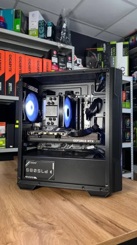 Збірка під замовлення комп'ютер MSI MAG Forge M100R Black Tower / AMD Ryzen 5 7500F (6 (12) ядер по 3.7 - 5.0 GHz) / 32 GB DDR5 / 1000 GB SSD M.2 / nVidia GeForce RTX 3080, 10 GB GDDR6X, 320-bit / 750W - зображення 3