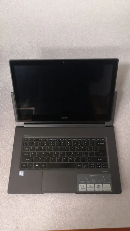 Ноутбук Acer Aspire R / 13.3" (1920х1080) Touch IPS LED / Intel Core i7-6500U (2 (4) ядра по 2.5 - 3.1 GHz) / 8 GB DDR3 / 256 GB SSD / WebCam б/в - зображення 3